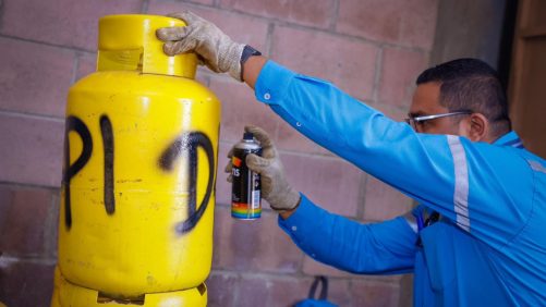 Autoridades detectan cilindros de gas con menos peso del estipulado en San Juan Opico