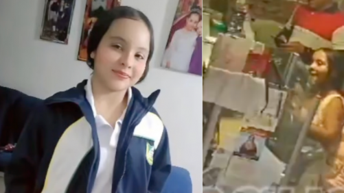Revelan videos de seguridad que muestran a Danna Sofía, niña desaparecida en Bucaramanga