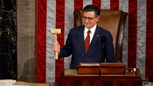 Elección del “speaker”: Mike Johnson, apoyado por Trump, reelegido para el Congreso de EE.UU.