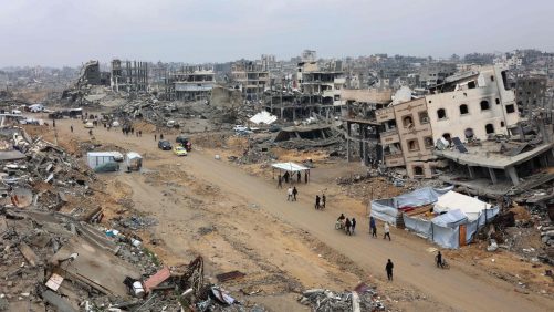 "Vivimos y morimos aquí", responde a los palestinos de Gaza a Trump a Trump