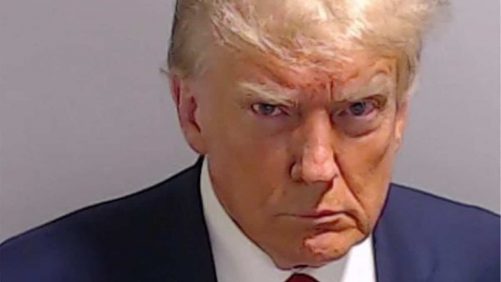 La foto legal de Trump en exhibición en la Casa Blanca