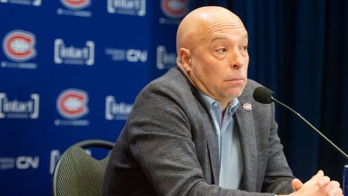 Fecha límite: Kent Hughes admite que Nick Suzuki forzó su mano