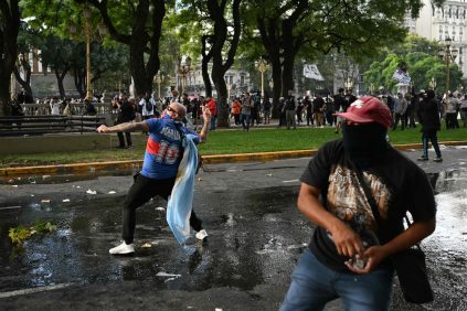Sube A 103 CIFRA DE DENTENIDOS Ya 20 la de Heridos en protesta en Buenos Aires | Internacional | Noticias