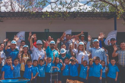 DOM inicia mejoras en Centro Escolar de Mercedes Umaña, Usulután Norte