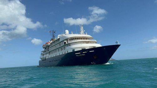Crucero internacional llega al Cabo de la Vela, en La Guajira