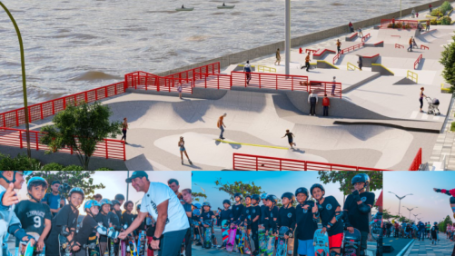 Barranquilla inició la construcción de un escenario para Skatepark de talla mundial en el Gran Malecón