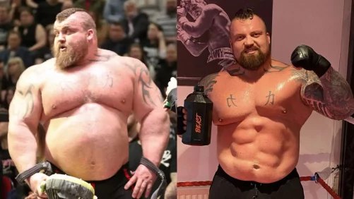 La transformación de Eddie Hall; el hombre más fuerte del mundo ha perdido 35 kilos con una dieta carnívora: "Era como una vaca"