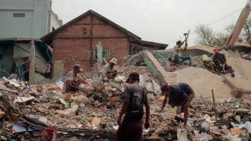 El terremoto del terremoto en Birmania excede los 3.300 muertos
