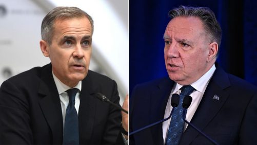 François Legault no quería poner a Mark Carney en la espalda