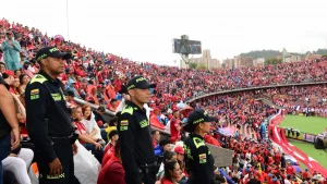 este es el dispositivo de seguridad para el partido final
