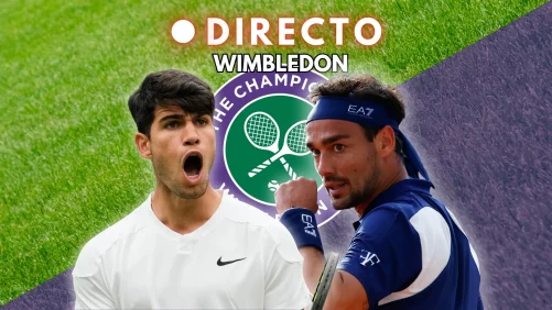 Carlos Alcaraz - Fabio Fognini de Wimbledon, en directo: última hora y resultado del debut del murciano en el All England