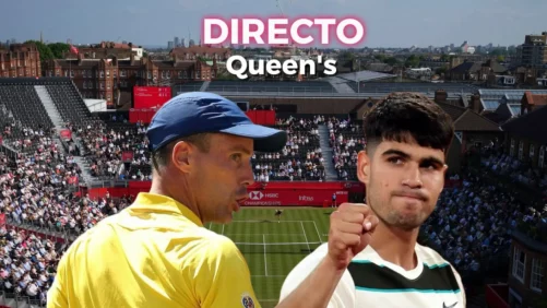 Carlos Alcaraz - Roberto Bautista de Queen's, en directo: última hora y resultado de las semifinales del torneo