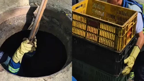 Desmantelaron bodega clandestina subterránea en la que almacenaban alimentos y mercancía para comerciar en Medellín