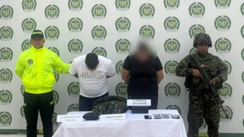 incautan arma, cocaína, celulares y DVR en operativos de Policía y Ejército