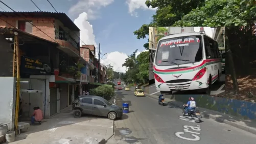 Doble asesinato en un bus de Aranjuez, en Medellín, respondería a un ajuste de cuentas de 'La Terraza'