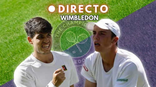 Carlos Alcaraz - Oliver Tarvet de Wimbledon, en directo: última hora y resultado de la segunda ronda del murciano en el All England