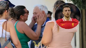 El emotivo adiós a Diogo Jota en Gondomar: el desconsuelo de su familia, colas de aficionados, excompañeros...
