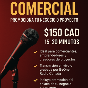 Entrevista Comercial – Promociona tu Negocio o Proyecto