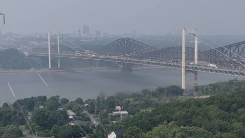 Forest Lights en el oeste de Canadá: calidad del aire considerablemente afectada en Quebec