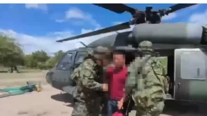 Compleja maniobra por aire del Ejército para rescatar a un hombre que iba a ser secuestrado por disidentes