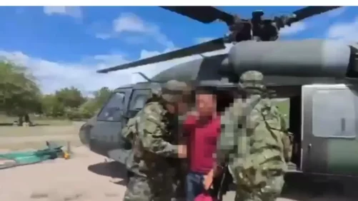 Compleja maniobra por aire del Ejército para rescatar a un hombre que iba a ser secuestrado por disidentes