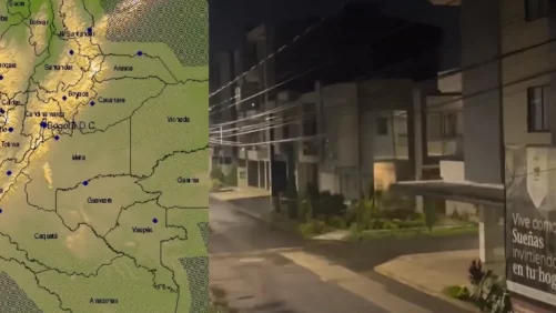 videos del fuerte sismo de 4,9 en Cali y Eje Cafetero