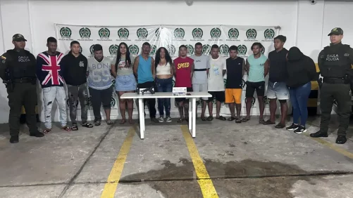 Cae estructura de ‘Los Costeños’ que extorsionaba desde la cárcel: 15 operaban bajo órdenes de alias Otón, recluso en La Tramacúa