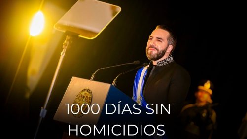 ¡Histórico! El Salvador suma 1,000 días con cero homicidios |