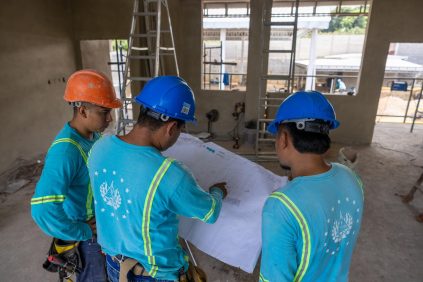Avanza construcción del nuevo centro escolar en San Antonio del Monte, Sonsonate |
