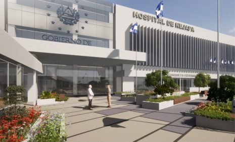 Infraestructura del nuevo hospital de Nejapa lleva un avance de más del 90% |