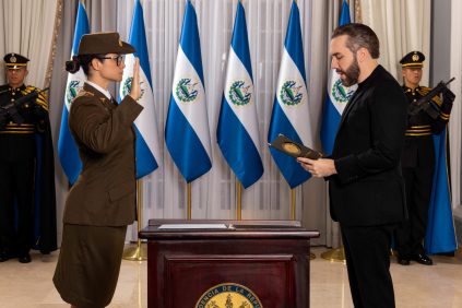 Credenciales de la Ministra de Educación Karla Edith Trigueros |