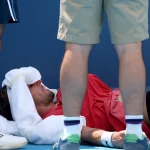 desplomado en pleno partido por el calor