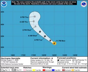 ¿Afectará la tormenta Tropical Erin a Miami?: Este es el recorrido que pronóstico los metereólogos | Internacional | Noticias