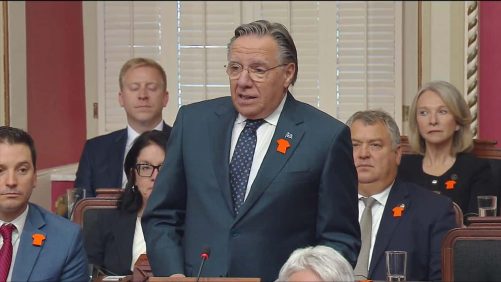Discurso de apertura: Legault quiere bloquear el camino hacia los islamistas radicales "asalto" en Quebec