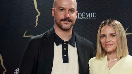 Sarah-Jeanne Labrosse dio a luz a su tercer hijo y comparte una primera foto