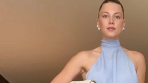Descubra las fotos de Catherine St-Laurent y Loud, la pareja de glamour que asistió a la boda de amigos este fin de semana