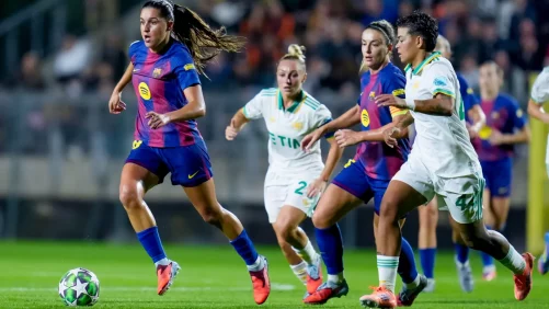 El Barça reacciona a tiempo ante la 'Loba' y suma su segunda gran victoria en Champions