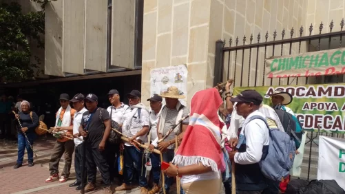Campesinos de Chimichagua exigen al Gobierno Nacional la entrega de 2.034 hectáreas de tierra pactados en los acuerdos con la ANT