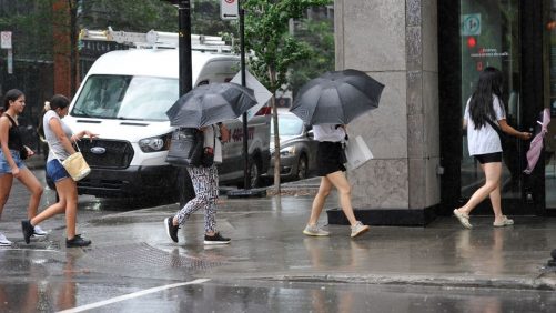 Se esperan hasta 30 mm de lluvia a partir del lunes en el sur de Quebec
