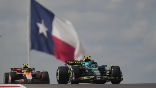 Lando Norris lidera los únicos libres de Austin en un gran viernes para Fernando Alonso y con problemas para Carlos Sainz