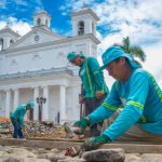 DOM ejecuta proyecto de cableado subterráneo, en Suchitoto |
