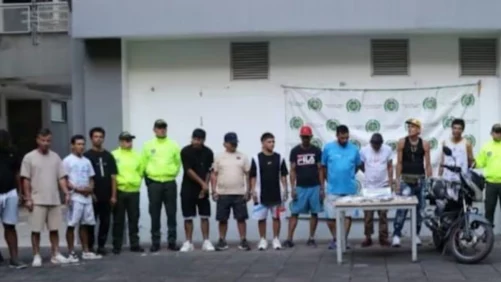 A la cárcel 19 presuntos integrantes de ‘Discover’, red dedicada a comercializar estupefacientes en San Gil, Santander