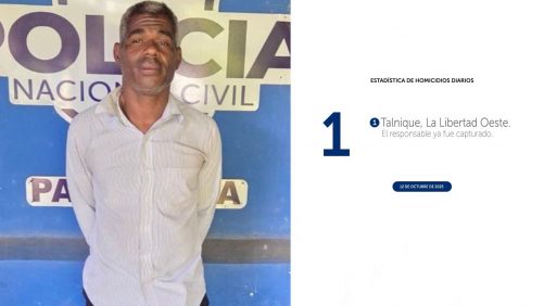 Capturan a hombre acusado de asesinar y enterrar a su compañera de vida en Talnique, La Libertad |