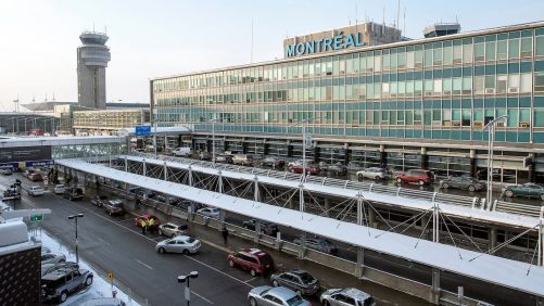 El estacionamiento del aeropuerto de Montreal cerró el 15 de octubre