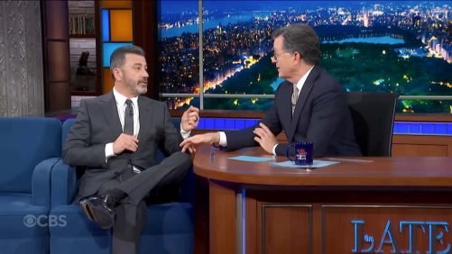 [VIDÉOS] Jimmy Kimmel y Stephen Colbert felicitan a Trump por el alto el fuego en Gaza: 'Finalmente hizo algo positivo'