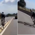 saltos de un carril a otro en sentido contrario