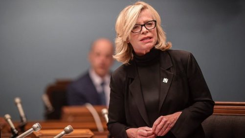 Gobierno de Legault: la ministra Caroline Proulx se toma un descanso de sus deberes