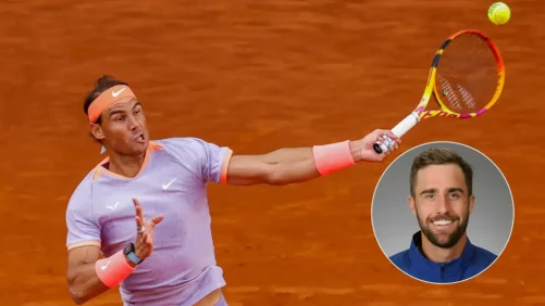 En los partidos de Rafa Nadal echaban carretillas de tierra para hacer la pista más lenta