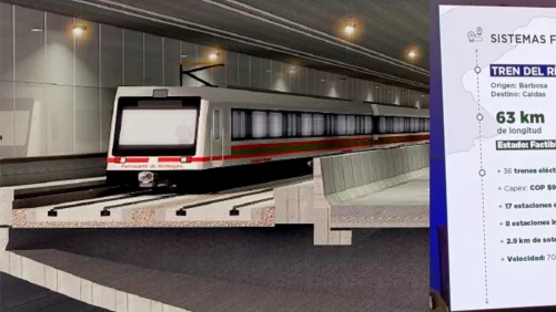 Gobernación de Antioquia revela los planes para mantener vivo el proyecto Tren del Río