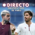 Carlos Alcaraz - Cameron Norrie del Masters 1.000 de París, en directo